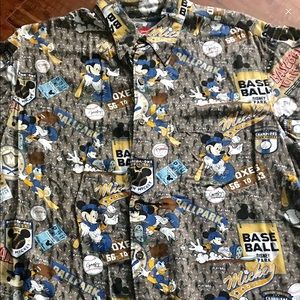 Disney Reyn Spooner Vintage Hawaiian Shirt Large